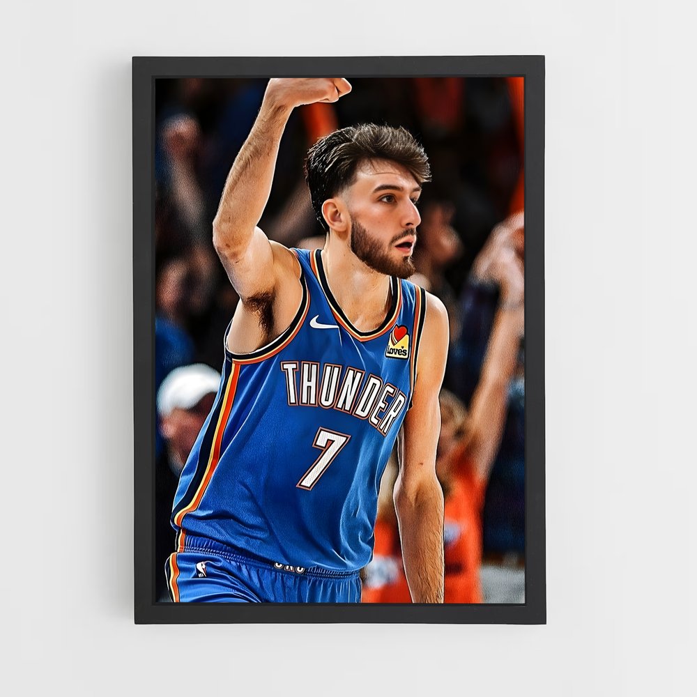 Poster Thunder Rising – affiche Basketball (vue 2)